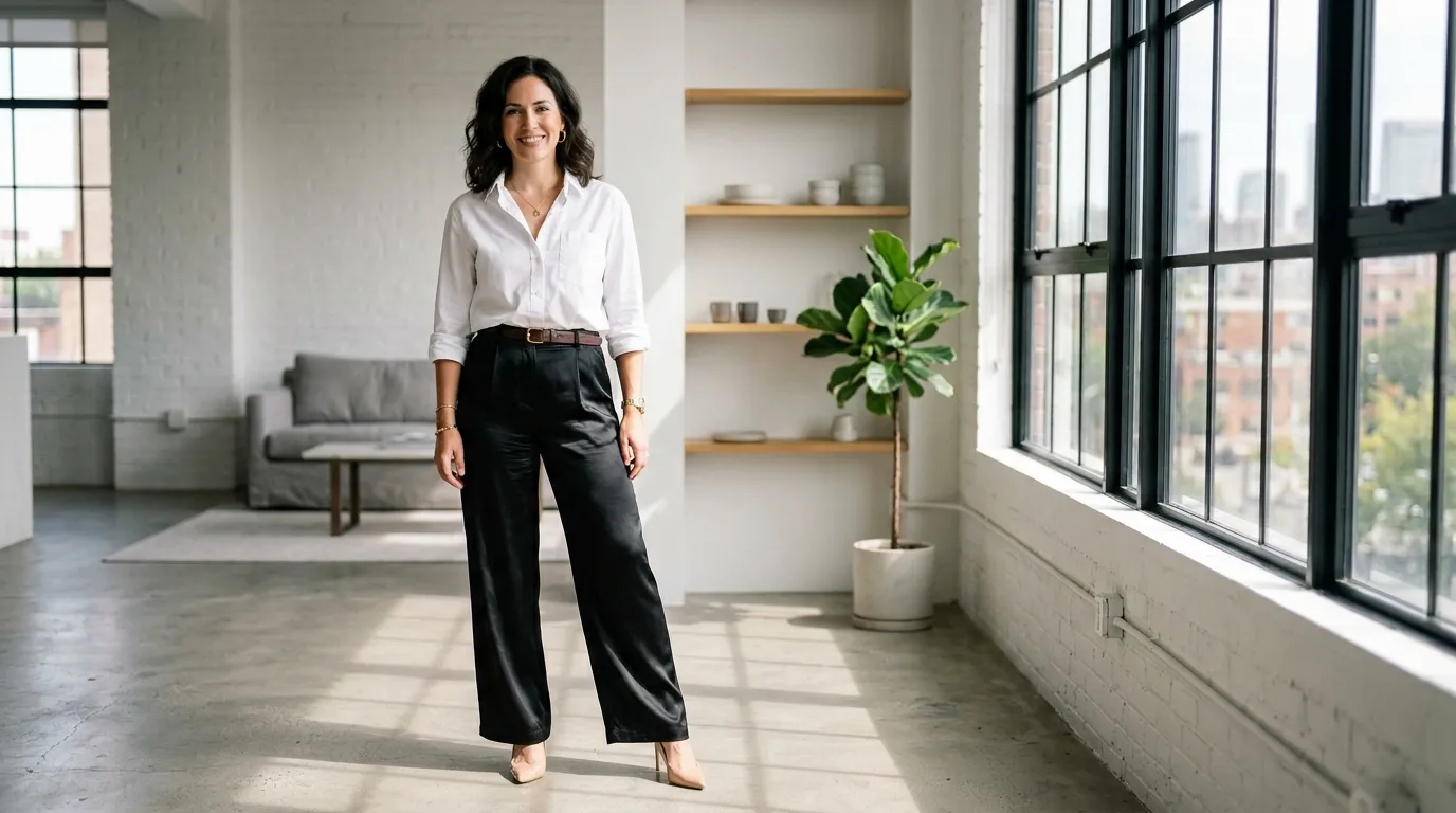 10+ Satin Pants Outfit Ideas That Look So Chic Right Now